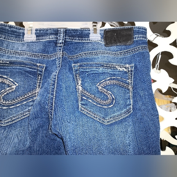 Silver super stretch 29/33 woman's jeans - Picture 5 of 9